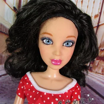 Las lasuljo za LIV lutka Liv lutka prave lase lasuljo za Franklin ali Monster high school na voljo darilo za dekle