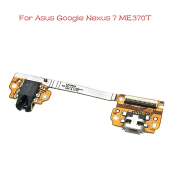 USB Mikro Polnilnik za Polnjenje Vrata Dock Priključek za Mikrofon Odbor Flex Kabel Za Asus Google Nexus 7 ME370T