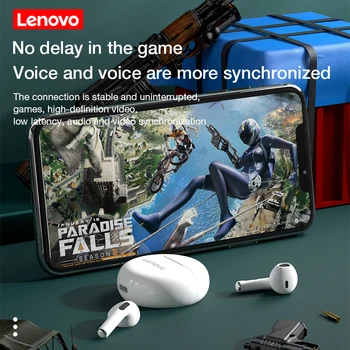 Lenovo HT38 TWS Bluetooth Slušalke Mini Brezžična Čepkov z Mikrofonom za iPhone Xiaomi Šport Nepremočljiva 9D Stere Slušalke 191755