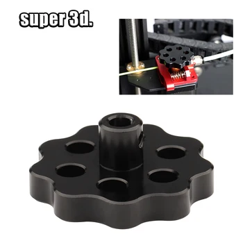3D Tiskalnik Deli Iztiskanje gumb ročno Privijte Matico E os motorja kovinsko kolo za ročni pogon za Creality Edaja 3 V2 CR-10 3D Tiskalnik, ki z ključa