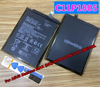 Original C11P1805 4000 mah Baterija Za ASUS Zenfone MAX (M2) X01AD ZB632KL ZB633KL Visoko Kakovostne Baterije