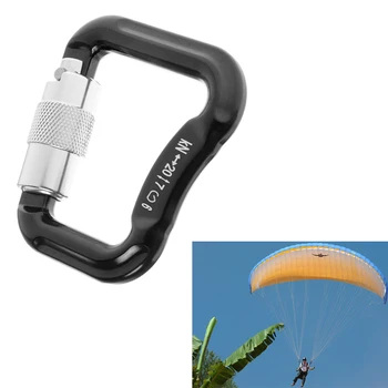 20KN Abseiling Padalstvo Paraglider Padalo Snap Zaponko Zaklepanje Carabiner Kampiranje Pohodništvo na Prostem Orodja