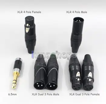 LN007138 2,5 mm 3,5 mm 4.4 mm XLR Black 99% Čistega PCOCC Slušalke Kabel Za Kontaktne Jasno Elear Elex Elegia Stellia 3,5 mm Pin