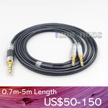 LN007138 2,5 mm 3,5 mm 4.4 mm XLR Black 99% Čistega PCOCC Slušalke Kabel Za Kontaktne Jasno Elear Elex Elegia Stellia 3,5 mm Pin