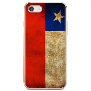 Za iPhone 10 11 12 Pro Mini 4S 5S SE 5C 6 6S 7 8 X X X X XR XS Plus Max 2020 Silikona Primeru Čile Nacionalni CL Čilski Grungy Zastavo 193530