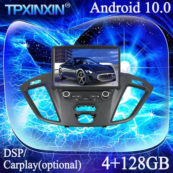 Android 10 4G+128G Carplay Za Ford Transit Custom 2016 Multimedijski Predvajalnik, magnetofon, GPS Navigacija Auto Radio Vodja Enote za DSP