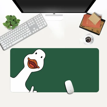 Cute Animal Mouse Pad Locking Edge Washable Computer Mat Pink Keyboard Mouse Mat Desk Accessories Anti-slip Protect The Tabletop