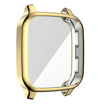 TPU Mehko LCD Zaslon Stekla Zaščitnik Primeru Smartwatch Lupini Rob Okvirja Za Garmin Venu SQ Watch Zaščitni Pokrov zaščitni Odbijača