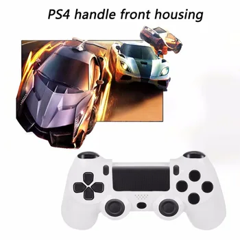 Bela Brezžični Krmilnik Spredaj Stanovanj Lupini Primeru Za PlayStation 4 za PS4 za DualShock 4 Debelo PromotionHot Nov Prihod