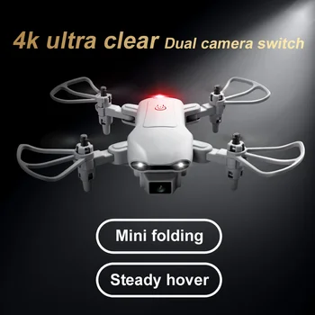 Mini 4D-V9 Rc Brnenje Eno-(gumb) gumb Nazaj Quadcopter Dron 4K HD Kamera, WIFI Fpv v Realnem času, Prenos Igrača Helikopter Darilo