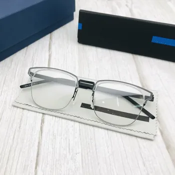 2021 Danska Blagovna Znamka Očal Moški Ženske Acetat Kvadratnih Titana Originalne Kakovosti Očala Korejski Očal Okvir Očal 9835