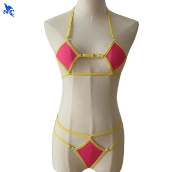 Extreme Rhombus Kritje Mikro Bikini Ženske Seksi Mini Tangice Kopalke Eksotičnih G-String Bikini Plaži, Sončenje Kostum Kopalke