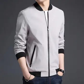 Nova moška jakna spomladi in jeseni v korejskem slogu slim športna jakna mladinska oblačila trend lep moška oblačila