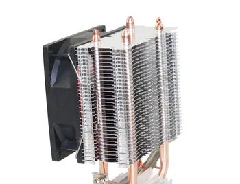 2 Heatpipes CPU Hladilnik TDP 18dab Super Silent CPU Fan Aluminija Heatsink Za LGA 775/1150/1151/1155/1156 754/940 FM1/2, AM2+/3+