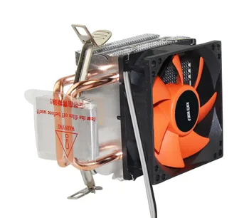 2 Heatpipes CPU Hladilnik TDP 18dab Super Silent CPU Fan Aluminija Heatsink Za LGA 775/1150/1151/1155/1156 754/940 FM1/2, AM2+/3+