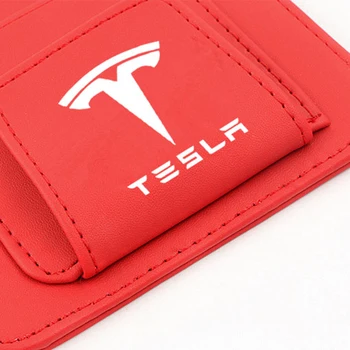 Avto Dežnik Vrečko Za Shranjevanje Sunglass Kartico Sim Žep Za Shranjevanje Organizator Sončnega Polje Za Tesla Model 3 X S Y Auto Dodatki