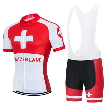 2021 Ekipa Švica Kolesarski Dres 9D Gel Nastavite MTB Kolesa, Oblačila Oblačila Kolo Ropa Ciclismo Moške Kratke Maillot Culotte