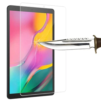 1PCS Kaljeno Steklo Screen Protector for Samsung Galaxy Tab 10.1 2019 T510 T515 SM-T510 SM-T515 Nič Dokaz Zaščitnik