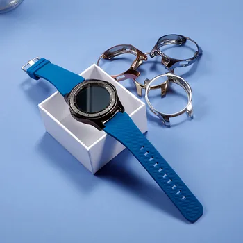 Silikonski Kovček+pas Za Samsung Galaxy watch 46mm/42mm traku Orodja S3 Meje watchband Šport 20/22 mm watch band 20/22/42/46 mm