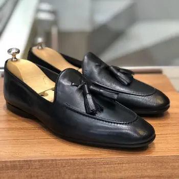 Nov Modni Visoke Kakovosti Moške Luksuzni Čevlji Pu Usnje Bonitete Loafers Čevlji Priložnostne Čevlji za Moške Zapatos De Hombre HG309