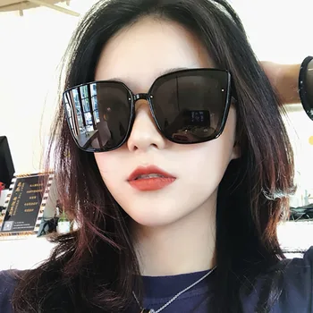 Blagovno znamko Design Zakovice ženska sončna Očala Anti-UV Moda, Razkošen PC Okvir sončna Očala Prevelik Cat Eye Glasses Za Izven 20892