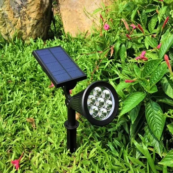 Sončne Reflektor Vodotesen IP65 Solar Powered LED Krajine Soalr Vrtne Luči na Prostem/Vrt/Dvorišče/Travnik/Dvorišču Svetilke