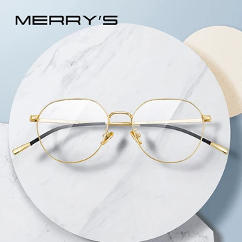 MERRYS Modno OBLIKOVANJE Ženske Očala okvirji Ultralahkih Očala Letnik Recept Očala Optični Okvir S2505