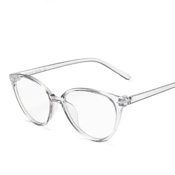 Preprost Mačka Oči Anti-modra Očala za Ženske Ženski Optična Očala Očala Transparente Proti Modra Svetloba Blokiranje Očala 2113