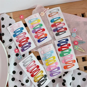 10 Kos Japonski Slog Mehko Dekle Candy Barve Vodnih Kapljic BB Posnetek Macarons Candy Barve za Lase Sponke za Okras Ženske 21298