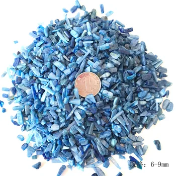 Naravna Modra Kianit Quartz Crystal Rock Čip Zdravljenje Čakre Reiki Gramoza, Kamna, Rudnin Vzorcu Zdravje Dekoracijo Zbirka