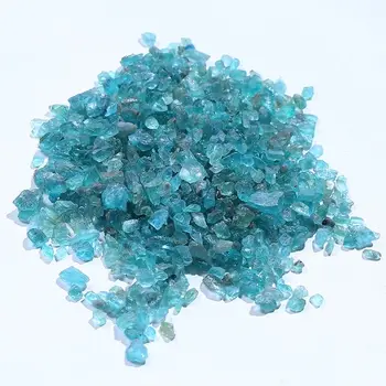 MOKAGY Surovega Zemeljskega Modra Apatite Kremenčevim Peskom Grobo Jasno Phosphorite Padle Kamen 3 MM-5 MM za Prodajo