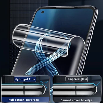 4in1 Za Asus Zenfone 8 Flip 8Flip 8 screen protector Hydrogel Film Na Zenfone8 Flip asus 8 8fip 8 Objektivu Kamere Zaščitni
