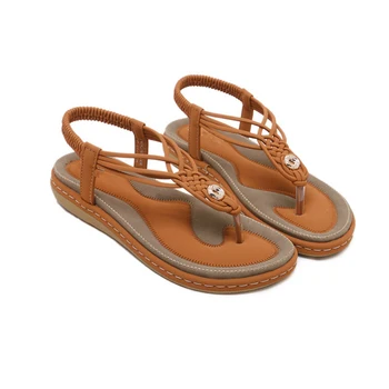 Poletje Modni Sandali Ženska Platformo mehko usnje velikosti Flip Flops sandali udobno shoes6colors na voljo 21764
