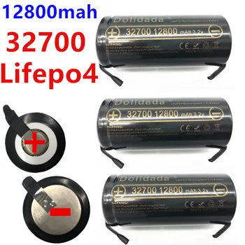 2021high zmogljivosti 3.2 V 32700 12800mAh LiFePO4 Baterije Za 12,8 Ah 50A Neprekinjeno Odvajanje Največje Visoko zmogljiva baterija+Nikljeve plošče, 21839