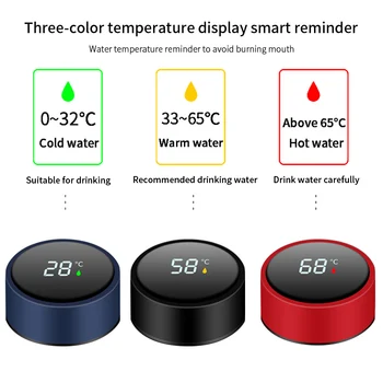 500 ml Visoka Zmogljivost Inteligentni iz Nerjavečega Jekla Termovko Prikaz Temperature Smart WaterBottle VacuumFlasks Thermoses Skodelico Kave