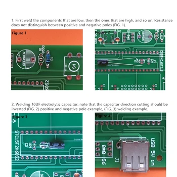 51 Single-Chip Video Igre Diy Elektronskih Proizvodnja Tetris Elektronski Vgradnjo DIY Delov Montaže Kit 21947