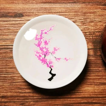 Čarobno Sakura, Zaradi Pokal Sprememba Barve s Hladno/Toplo Vodo-Glejte Breskev Češnje Cvetovi Cvetijo Čudežno Sakura Cvet, Čaj Skledo SCVD889