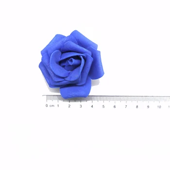 50pcs/lot 4 cm PE Pene Rose Cvetje Šopek Umetnih Poroko Cvetlični Okras Scrapbooking DIY Venec Poceni Očarljivo Rosette