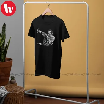 Miles Davis T-Majica Classic Smešno Bombaž Majica Grafični Kratkimi Rokavi Tshirt Moški 4xl