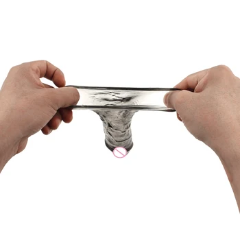 JingZhi Realne Kondomi pri Moških Večkratno uporabo Penis Širitve Dick Rokav Penis Extender Petelin Zamudo Izliv Adult Sex Igrače