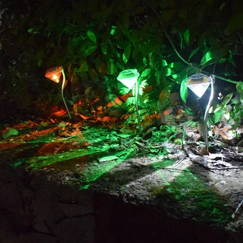 Sončne Svetlobe LED Diamond Travnik Lučka na Prostem Nepremočljiva Vrt, Dvorišče, Park Pot, Koridor Travnik Dekorativne Razsvetljave Sončne Svetilke 1pc