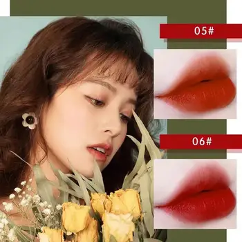 Gladko Mat Teksturo Lip Gloss 2 Barvah na Voljo Šminka Ličila dolgotrajno Vrhunsko korejski Določa Kozmetika Ustnice G6Z8 22716