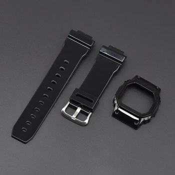 Prozorno Gumo Zapestnica Primeru za Casio G-shock DW5600 GW-5700 DWX-5600 GW-M5610 DW-D5600 Silikonski Watch Band + Ploščo 22803