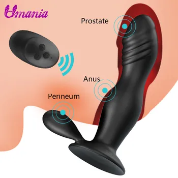 Adult Sex Igrače Stimulator Prostate Vibrator Moški Prostata Massager Dildo Analni Čepi Silikonski Brezžični Vibrator Masaža Prostate