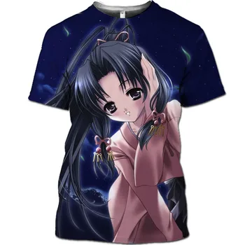 Poletje Mamba VRH 3D Plaži Priložnostne Dekle T-shirt Risank Anime moška Majica Idol Dekle Loli Majica Harajuku Cvet Sezone Ženska T-shi 2281
