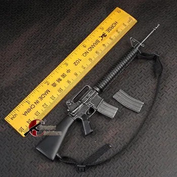 1/6 Obsega M16 Brzostrelka Pištolo Vojak Orožje Plastično Pištolo Model Igrače za 12