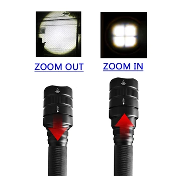 XHP160 Močna Led Svetilka Ultra Svetla Baklo Nepremočljiva 5 Stikalo za Način Zoomable 18650 baterijo za Kolesarske Luči Luč