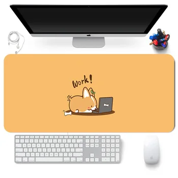 Srčkan Mouse Pad Comtuper Desk Mat Velike XXL Mousepad Kawaii Gaming Accessoroes Prenosni računalnik Gamer Tipkovnice MacBook Nepremočljiva Maus Mat