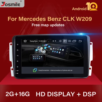 2 din Android 10 Avto multimedijski Predvajalnik, GPS Za Mercedes Benz CLK W209 W203 W463 W208 Vodja Enote Radio Stereo audio (Stereo zvok Navigacije DSP