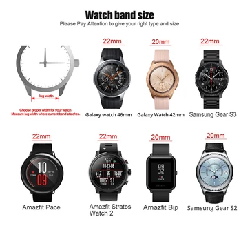 REMZEIM 20 22 mm Usnje Watch pasu Trak za Samsung Galaxy Watch Active2 42 46mm Prestavi S3 Hitro Sprostitev Smart watchband